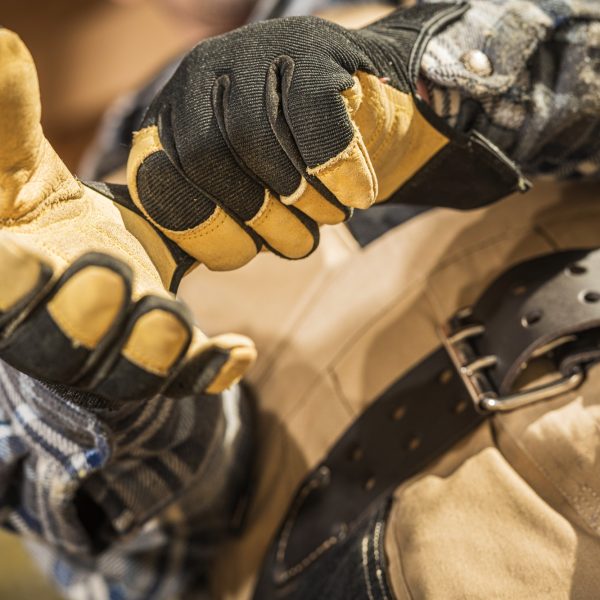 Safety Gloves Wearing